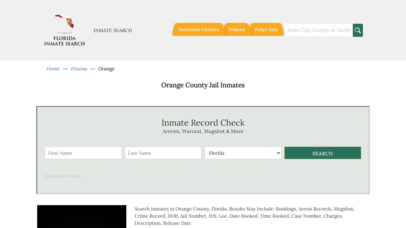 Orange County Jail Inmates | Florida Inmate Search